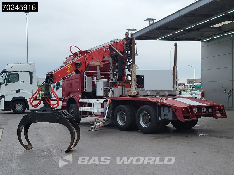 Scania R580 6X4 3-Pedals Jonsered J28505 83 Crane Kran Steel-suspension Retarder Euro 6 - Caminhão florestal, Caminhão grua: foto 3 Scania R580 6X4 3-Pedals Jonsered J28505 83 Crane Kran Steel-suspension Retarder Euro 6 - Caminhão florestal, Caminhão grua: foto 3