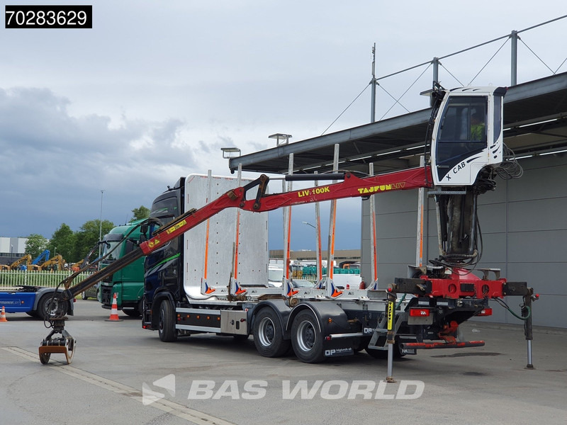 Scania S650 S 6X4 Tajfun LIV100K Kran Holztransport Retarder 3-Pedals Euro 6 - Caminhão florestal, Caminhão grua: foto 5 Scania S650 S 6X4 Tajfun LIV100K Kran Holztransport Retarder 3-Pedals Euro 6 - Caminhão florestal, Caminhão grua: foto 5