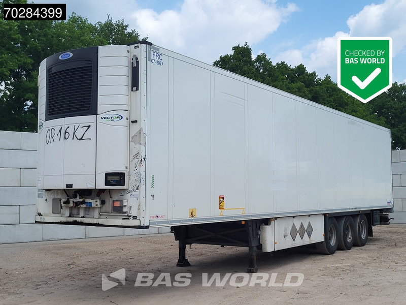 Schmitz Cargobull SCB*S3B 3 axles MOT 9/25 Doppelstock Blumenbreit Schiebewand - Semireboque frigorífico: foto 1 Schmitz Cargobull SCB*S3B 3 axles MOT 9/25 Doppelstock Blumenbreit Schiebewand - Semireboque frigorífico: foto 1