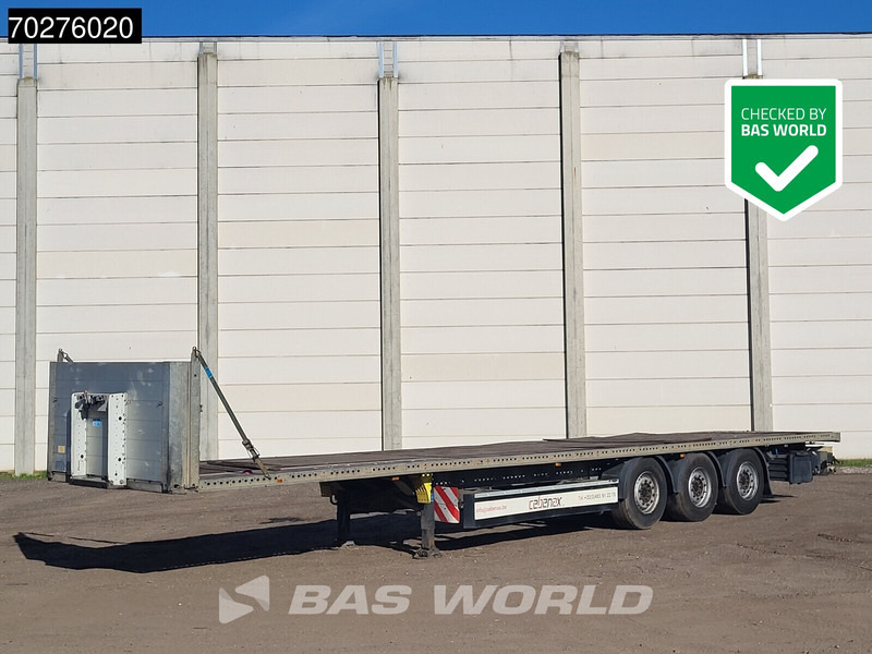 Schmitz Cargobull SCB*S3T 3 axles Liftachse - Semi-reboque plataforma/ Caixa aberta: foto 1 Schmitz Cargobull SCB*S3T 3 axles Liftachse - Semi-reboque plataforma/ Caixa aberta: foto 1