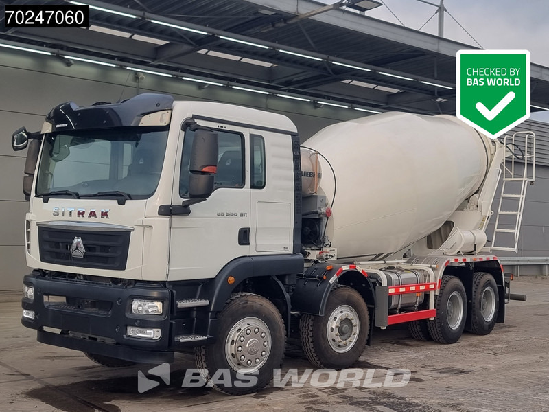 Sitrak G5 350 8X4 8m3 Liebherr HTM 804 H Mixer Big-Axle Steelsuspension - Caminhão betoneira: foto 1 Sitrak G5 350 8X4 8m3 Liebherr HTM 804 H Mixer Big-Axle Steelsuspension - Caminhão betoneira: foto 1
