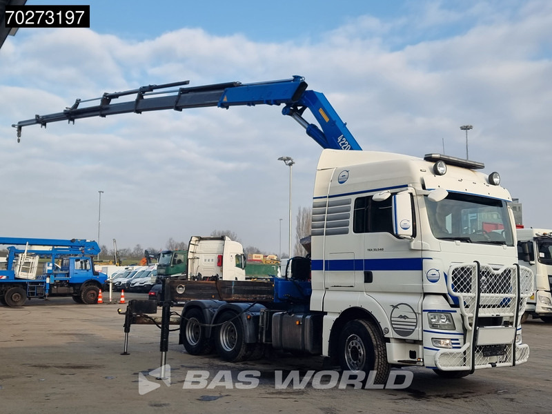 MAN TGX 33.540 TGX 6X4 XLX Retarder PTO HMF 4220 Kran Euro 5 - Tractor: foto 3 MAN TGX 33.540 TGX 6X4 XLX Retarder PTO HMF 4220 Kran Euro 5 - Tractor: foto 3
