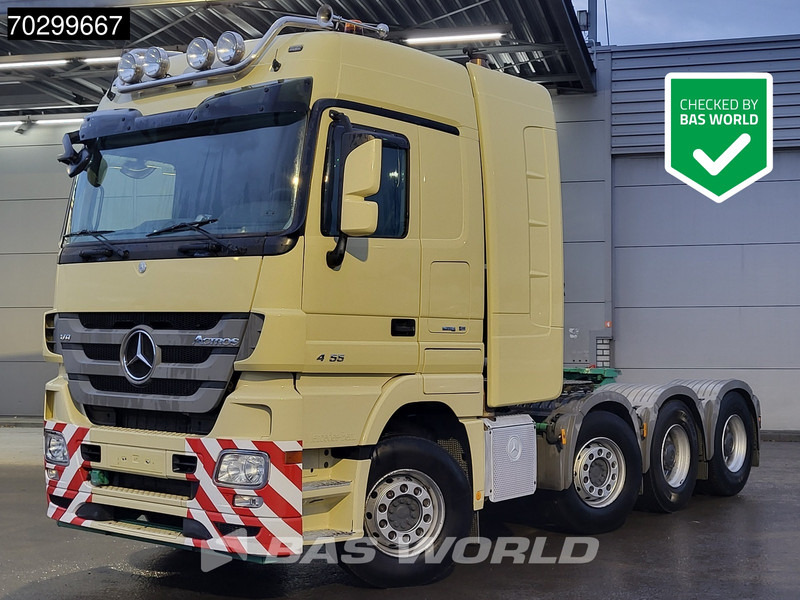 Mercedes-Benz Actros 4155 8X4 120T! 3-Pedals Retarder Big-Axle Lift+Lenkachse Euro 5 - Tractor: foto 1 Mercedes-Benz Actros 4155 8X4 120T! 3-Pedals Retarder Big-Axle Lift+Lenkachse Euro 5 - Tractor: foto 1