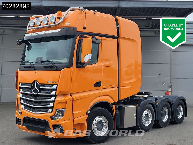 Mercedes-Benz Actros 4163 8X4 180T GigaSpace Retarder Hydrauliek BigAxle Alcoa´s - Tractor: foto 1 Mercedes-Benz Actros 4163 8X4 180T GigaSpace Retarder Hydrauliek BigAxle Alcoa´s - Tractor: foto 1