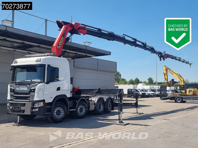 Scania G500 8X2 Retarder Liftachse Palfinger Kran PK 58.002 TEC F + JIB - Tractor: foto 1 Scania G500 8X2 Retarder Liftachse Palfinger Kran PK 58.002 TEC F + JIB - Tractor: foto 1