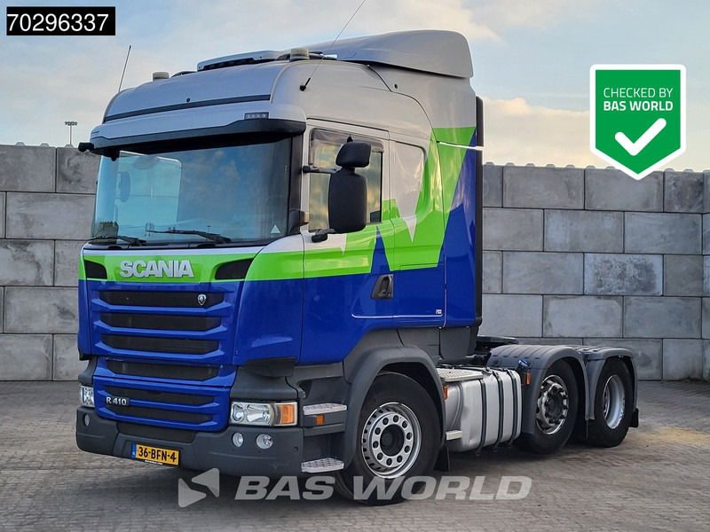 Scania R410 R 6X2 NL-Truck 2xTanks Standklima Lift/Steering Axle Euro 6 - Tractor: foto 1 Scania R410 R 6X2 NL-Truck 2xTanks Standklima Lift/Steering Axle Euro 6 - Tractor: foto 1
