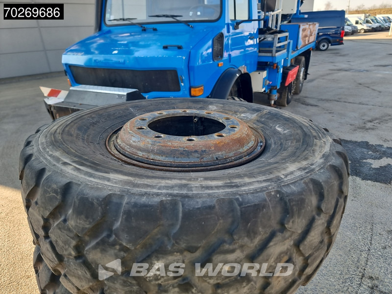 Caminhão grua Unimog U2450L 6X6 Unimog Engin EGI TP 226 hubarbeitsbühne Manual Euro 2: foto 9