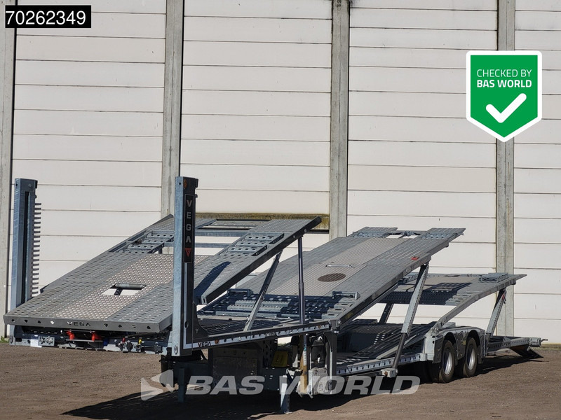 Vega 2 Axle Semi Trailer 2 axles NEW Truck autotransport BPW Lenkachse - Semireboque transporte de veículos: foto 1 Vega 2 Axle Semi Trailer 2 axles NEW Truck autotransport BPW Lenkachse - Semireboque transporte de veículos: foto 1