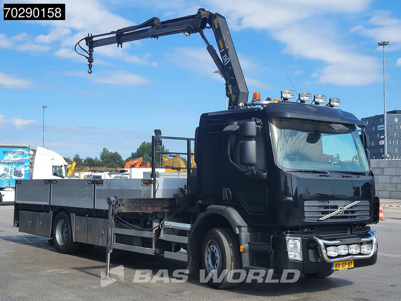 Volvo FE 240 4X2 HMF 760 K2 Kran Crane Remote control Manual Euro 5 - Camião de caixa aberta/ Plataforma, Caminhão grua: foto 3 Volvo FE 240 4X2 HMF 760 K2 Kran Crane Remote control Manual Euro 5 - Camião de caixa aberta/ Plataforma, Caminhão grua: foto 3