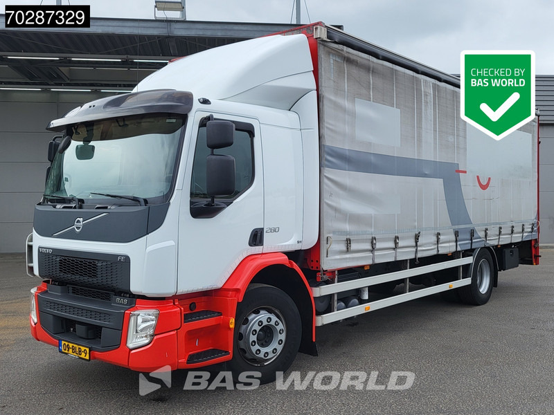 Volvo FE 280 4X2 NL-Truck curtainsides 2000kg Ladebordwand Automatic Euro 6 - Caminhão com lona: foto 1 Volvo FE 280 4X2 NL-Truck curtainsides 2000kg Ladebordwand Automatic Euro 6 - Caminhão com lona: foto 1