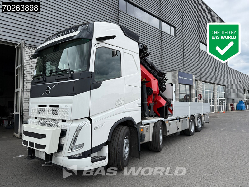 Volvo FH 500 8X2 NEW! Palfinger PK92002 SH Crane Jib Winch VEB+ EUro 6 - Camião de caixa aberta/ Plataforma, Caminhão grua: foto 1 Volvo FH 500 8X2 NEW! Palfinger PK92002 SH Crane Jib Winch VEB+ EUro 6 - Camião de caixa aberta/ Plataforma, Caminhão grua: foto 1