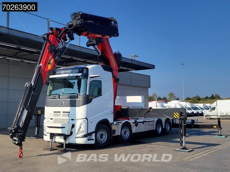 Volvo FH 500 8X2 Palfinger PK110002 SH Crane + Fly-Jib Winch VEB+ Euro 6 - Camião de caixa aberta/ Plataforma, Caminhão grua: foto 5 Volvo FH 500 8X2 Palfinger PK110002 SH Crane + Fly-Jib Winch VEB+ Euro 6 - Camião de caixa aberta/ Plataforma, Caminhão grua: foto 5