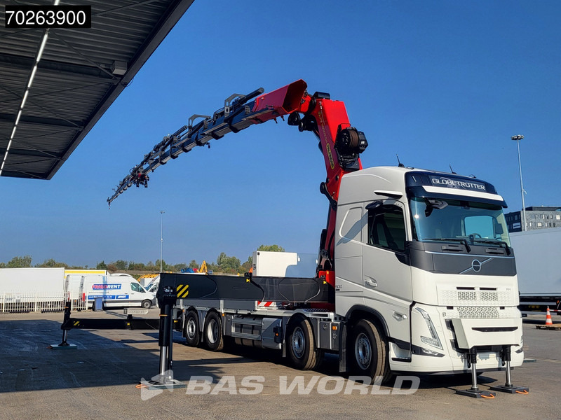 Volvo FH 500 8X2 Palfinger PK110002 SH Crane + Fly-Jib Winch VEB+ Euro 6 - Camião de caixa aberta/ Plataforma, Caminhão grua: foto 3 Volvo FH 500 8X2 Palfinger PK110002 SH Crane + Fly-Jib Winch VEB+ Euro 6 - Camião de caixa aberta/ Plataforma, Caminhão grua: foto 3