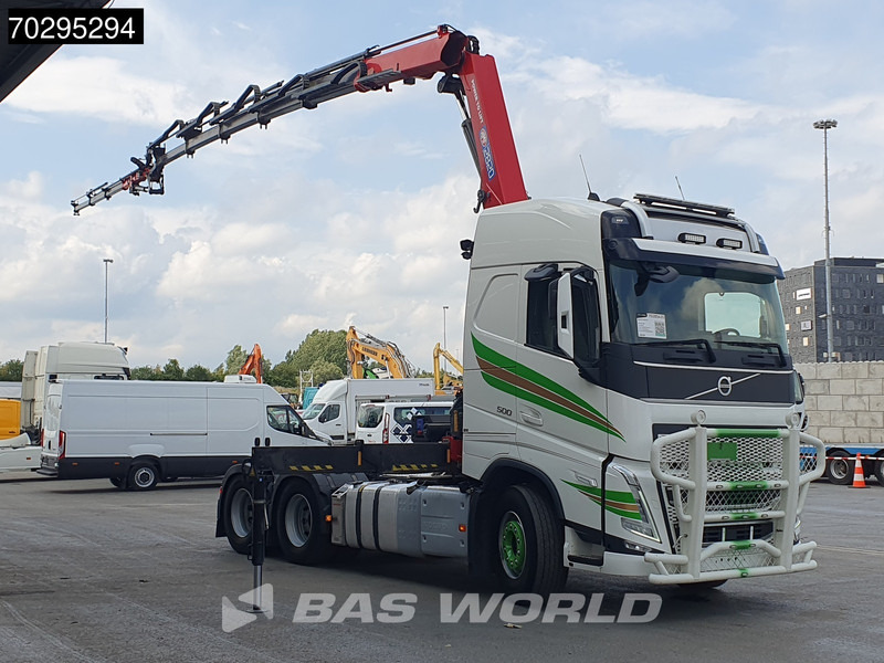 Volvo FH 500 FH 6X4 Full-Air Liftachse HMF 2820K-RCS Crane+JIB Remote Control I-ParkCool VDS LED Kran - Camião de caixa aberta/ Plataforma, Caminhão grua: foto 3 Volvo FH 500 FH 6X4 Full-Air Liftachse HMF 2820K-RCS Crane+JIB Remote Control I-ParkCool VDS LED Kran - Camião de caixa aberta/ Plataforma, Caminhão grua: foto 3