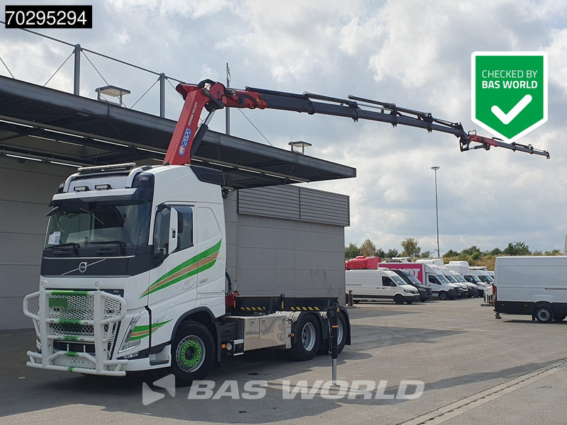 Volvo FH 500 FH 6X4 Full-Air Liftachse HMF 2820K-RCS Crane+JIB Remote Control I-ParkCool VDS LED Kran - Camião de caixa aberta/ Plataforma, Caminhão grua: foto 1 Volvo FH 500 FH 6X4 Full-Air Liftachse HMF 2820K-RCS Crane+JIB Remote Control I-ParkCool VDS LED Kran - Camião de caixa aberta/ Plataforma, Caminhão grua: foto 1