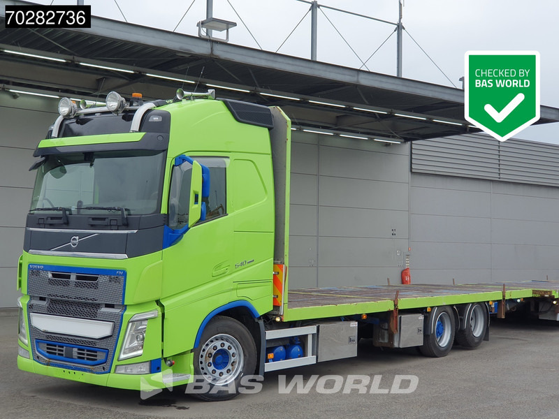 Volvo FH 540 FH 6X2 BigAxle Liftachse VEB+ Xenon Euro 6 - Camião de caixa aberta/ Plataforma: foto 1 Volvo FH 540 FH 6X2 BigAxle Liftachse VEB+ Xenon Euro 6 - Camião de caixa aberta/ Plataforma: foto 1