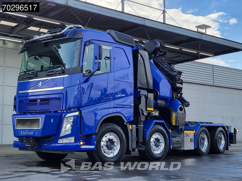 Volvo FH 540 FH 8X4 Palfinger PK165.002 TEC G Fly-Jib Winch Big-Axle VEB+ Euro 6 - Camião de caixa aberta/ Plataforma, Caminhão grua: foto 5 Volvo FH 540 FH 8X4 Palfinger PK165.002 TEC G Fly-Jib Winch Big-Axle VEB+ Euro 6 - Camião de caixa aberta/ Plataforma, Caminhão grua: foto 5