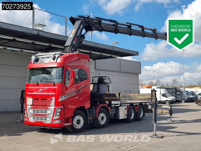 Volvo FH16 650 8X4 Hiab X-HIPRO 1058EP-6 Kran Crane ADR Lift+Lenkachse Euro 6 - Camião de caixa aberta/ Plataforma, Caminhão grua: foto 1 Volvo FH16 650 8X4 Hiab X-HIPRO 1058EP-6 Kran Crane ADR Lift+Lenkachse Euro 6 - Camião de caixa aberta/ Plataforma, Caminhão grua: foto 1