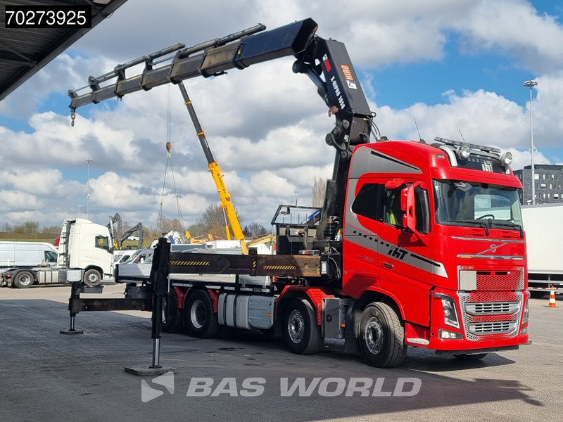 Volvo FH16 650 8X4 Hiab X-HIPRO 1058EP-6 Kran Crane ADR Lift+Lenkachse Euro 6 - Camião de caixa aberta/ Plataforma, Caminhão grua: foto 2 Volvo FH16 650 8X4 Hiab X-HIPRO 1058EP-6 Kran Crane ADR Lift+Lenkachse Euro 6 - Camião de caixa aberta/ Plataforma, Caminhão grua: foto 2