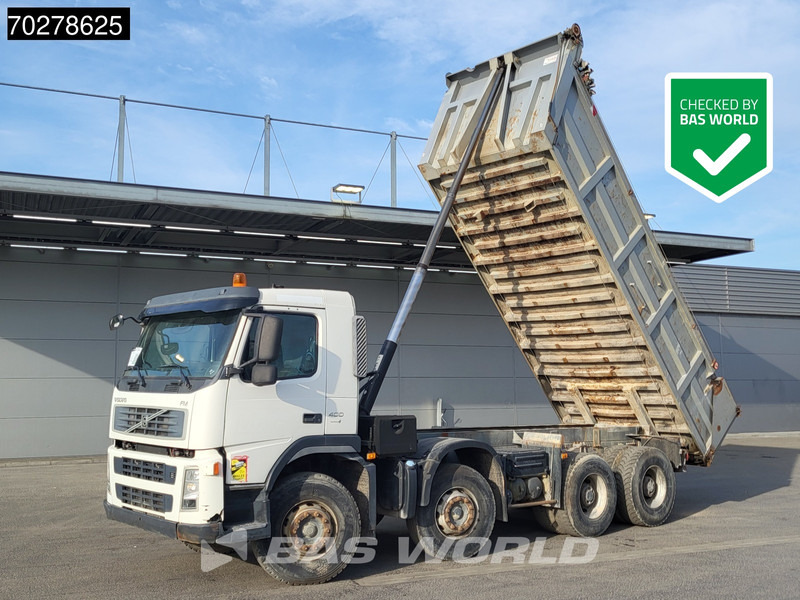 Volvo FM 400 8X4 16m3 tipper Manual Big-Axle VEB+ Euro 4 - Caminhão basculante: foto 1 Volvo FM 400 8X4 16m3 tipper Manual Big-Axle VEB+ Euro 4 - Caminhão basculante: foto 1