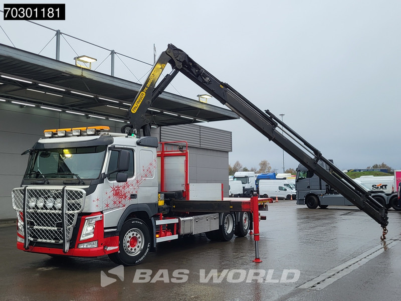 Volvo FM 410 FM 6X2 Palfinger PK 26002-EH E Kran Crane Lift +steering axle Automatic Euro 6 - Camião de caixa aberta/ Plataforma, Caminhão grua: foto 5 Volvo FM 410 FM 6X2 Palfinger PK 26002-EH E Kran Crane Lift +steering axle Automatic Euro 6 - Camião de caixa aberta/ Plataforma, Caminhão grua: foto 5