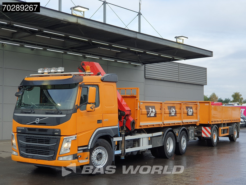 Caminhão basculante, Caminhão grua Volvo FM 420 6X2 Combi HMF 2120 K 4 Crane Kran Lift+lenkasche Euro 6: foto 10
