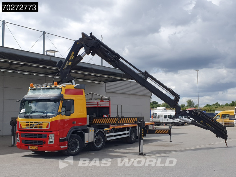 Volvo FM 440 8X2 NL-Truck Palfinger PK74002 Kran + Jib + Winch Lift+Lenkachse Euro 5 - Camião de caixa aberta/ Plataforma, Caminhão grua: foto 2 Volvo FM 440 8X2 NL-Truck Palfinger PK74002 Kran + Jib + Winch Lift+Lenkachse Euro 5 - Camião de caixa aberta/ Plataforma, Caminhão grua: foto 2