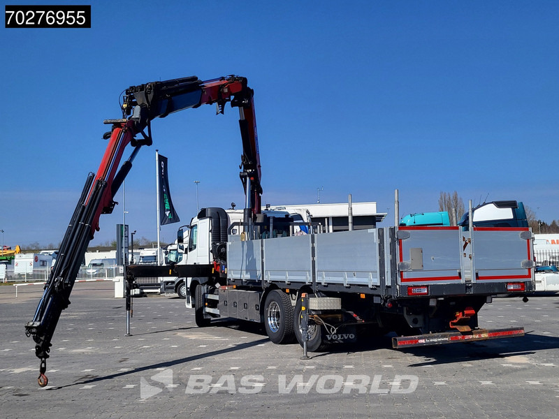 Volvo FM 450 6X2 HMF3220 K5 + Jib K5 Crane Kran Lift-Steering Axle VEB+ Automatic - Camião de caixa aberta/ Plataforma, Caminhão grua: foto 3 Volvo FM 450 6X2 HMF3220 K5 + Jib K5 Crane Kran Lift-Steering Axle VEB+ Automatic - Camião de caixa aberta/ Plataforma, Caminhão grua: foto 3
