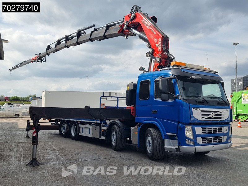 Volvo FM 450 8X2 FASSI 100 Ton/Meter Crane Kran 7 + 6 Jib Lift+steering Axle Euro 5 - Camião de caixa aberta/ Plataforma, Caminhão grua: foto 3 Volvo FM 450 8X2 FASSI 100 Ton/Meter Crane Kran 7 + 6 Jib Lift+steering Axle Euro 5 - Camião de caixa aberta/ Plataforma, Caminhão grua: foto 3