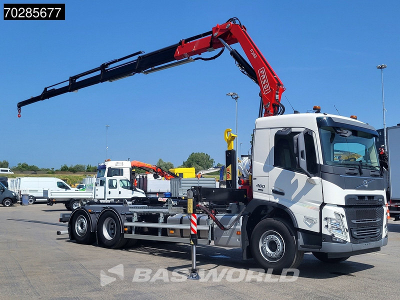 Volvo FM 460 6X2 NEW! FASSI F235A.0.25 Kran + HYVA 20-57-S Lift+steering axle Euro 6 - Caminhão polibenne, Caminhão grua: foto 3 Volvo FM 460 6X2 NEW! FASSI F235A.0.25 Kran + HYVA 20-57-S Lift+steering axle Euro 6 - Caminhão polibenne, Caminhão grua: foto 3