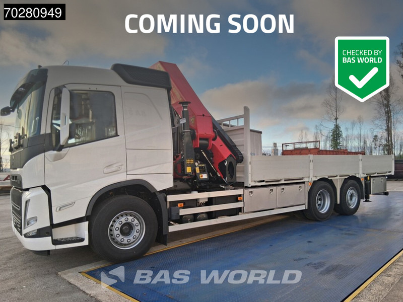 Volvo FM 500 6X2 NEW! Palfinger PK41002 EH-E Kran Crane Lift-steering Axle Euro 6 - Camião de caixa aberta/ Plataforma, Caminhão grua: foto 1 Volvo FM 500 6X2 NEW! Palfinger PK41002 EH-E Kran Crane Lift-steering Axle Euro 6 - Camião de caixa aberta/ Plataforma, Caminhão grua: foto 1