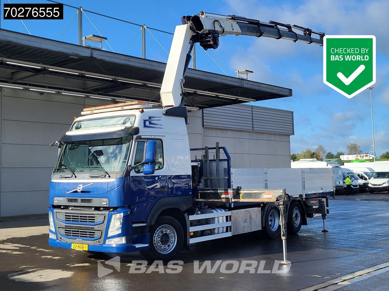 Volvo FM 500 FM 6X2 NL-Truck HMF 3220-K7 Kran Crane Winch Lift+Steering-Axle Euro 6 - Camião de caixa aberta/ Plataforma, Caminhão grua: foto 1 Volvo FM 500 FM 6X2 NL-Truck HMF 3220-K7 Kran Crane Winch Lift+Steering-Axle Euro 6 - Camião de caixa aberta/ Plataforma, Caminhão grua: foto 1
