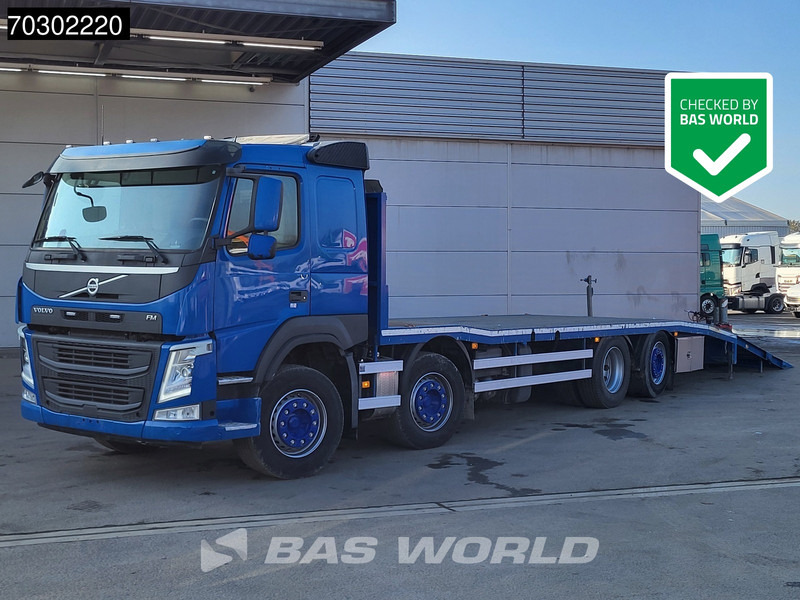 Volvo FM 500 FM 8X2 Machine transporter Winch Lift-Axle Automatic Euro 6 - Caminhão transporte de veículos: foto 1 Volvo FM 500 FM 8X2 Machine transporter Winch Lift-Axle Automatic Euro 6 - Caminhão transporte de veículos: foto 1