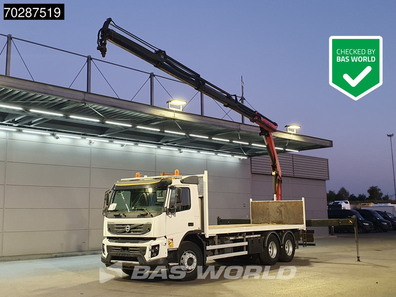 Volvo FMX 370 6X4 Palfinger PK18002 EH Crane Kran Automatic Euro 5 - Camião de caixa aberta/ Plataforma, Caminhão grua: foto 1 Volvo FMX 370 6X4 Palfinger PK18002 EH Crane Kran Automatic Euro 5 - Camião de caixa aberta/ Plataforma, Caminhão grua: foto 1