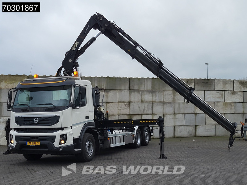 Volvo FMX 370 FMX 6X2 HIAB 244 E P-3 Hipro Kran + XR21S56 containersystem Lift+steering - Caminhão polibenne, Caminhão grua: foto 3 Volvo FMX 370 FMX 6X2 HIAB 244 E P-3 Hipro Kran + XR21S56 containersystem Lift+steering - Caminhão polibenne, Caminhão grua: foto 3