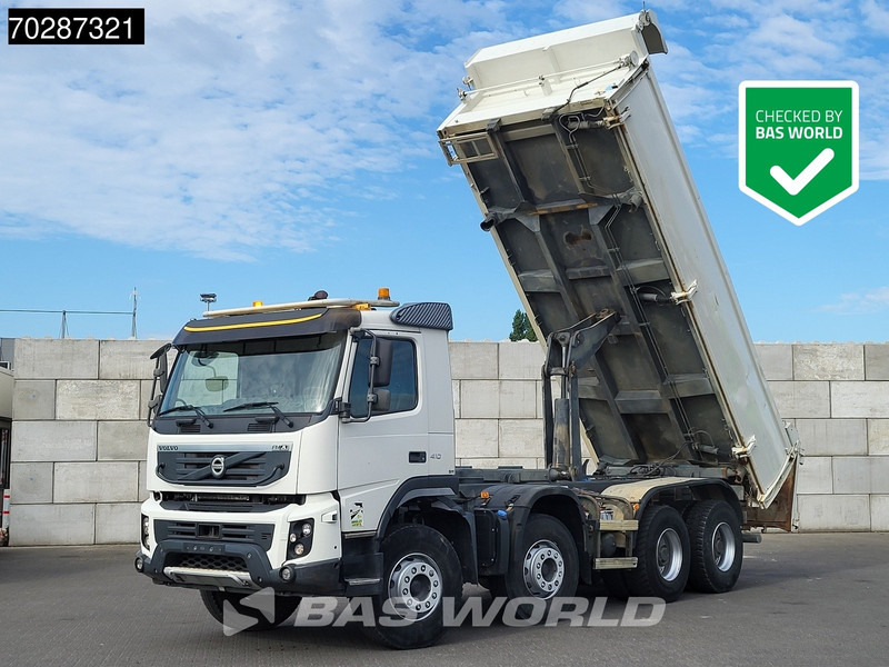 Volvo FMX 410 8X4 13m3 Marrel Tipper SteelSuspension 2-Side Kipper BigAxle Euro 5 - Caminhão basculante: foto 1 Volvo FMX 410 8X4 13m3 Marrel Tipper SteelSuspension 2-Side Kipper BigAxle Euro 5 - Caminhão basculante: foto 1