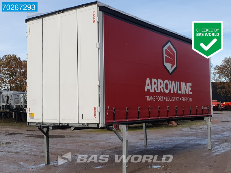 Wecon WPR 715 SG 6X2 Durchladesysteem 20FT / BDF / Wecon / Wechselbrücke - Toldo carroçaria: foto 1 Wecon WPR 715 SG 6X2 Durchladesysteem 20FT / BDF / Wecon / Wechselbrücke - Toldo carroçaria: foto 1