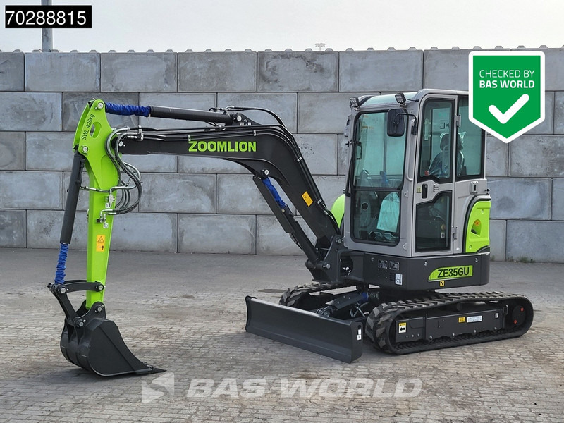Zoomlion ZE35 GU A/C - CE CERTIFIED - Mini escavadeira: foto 1 Zoomlion ZE35 GU A/C - CE CERTIFIED - Mini escavadeira: foto 1