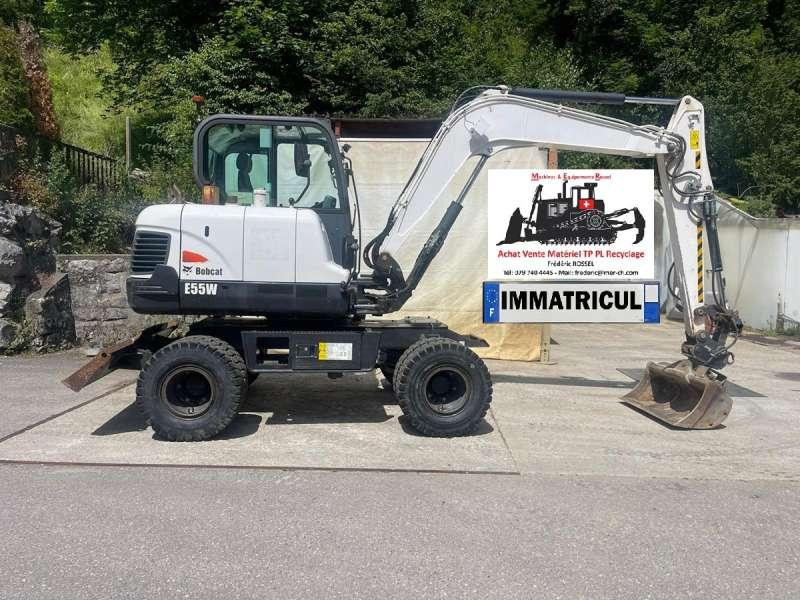 Bobcat E55W - Escavadeira de rodas: foto 1 Bobcat E55W - Escavadeira de rodas: foto 1