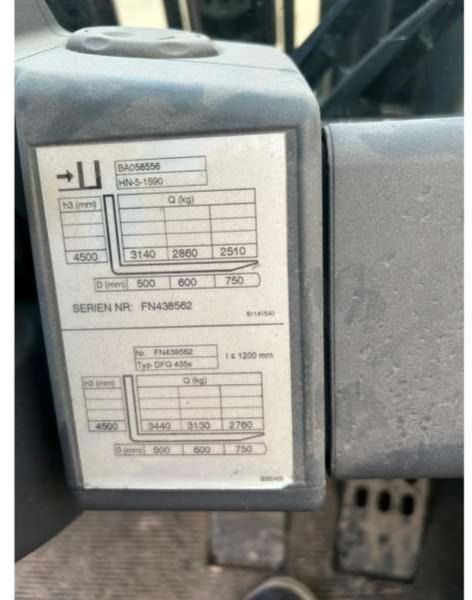 Empilhadeira a diesel Jungheinrich DFG435s: foto 37