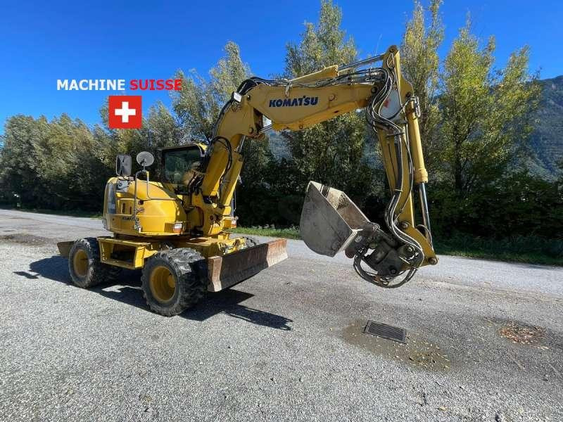 Komatsu PW118MR-8 - Escavadeira de rodas: foto 1 Komatsu PW118MR-8 - Escavadeira de rodas: foto 1
