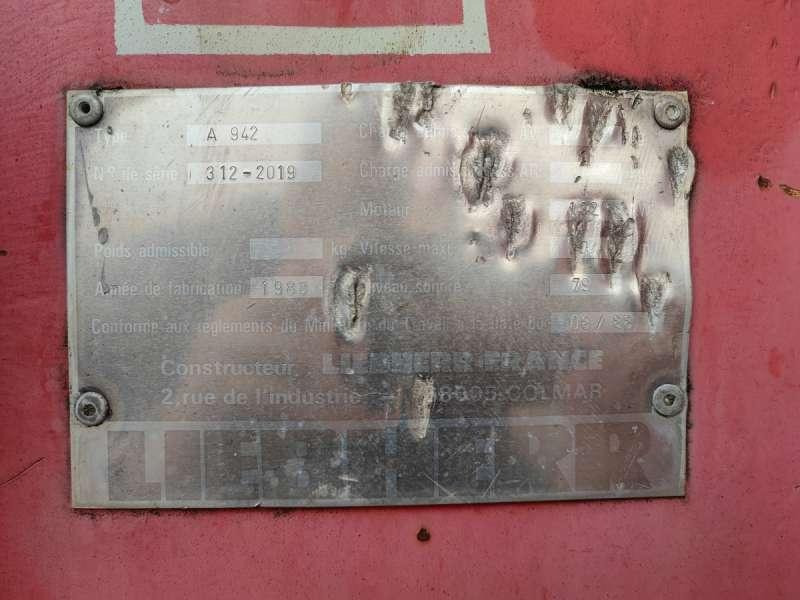 Locação de Liebherr A942 Liebherr A942: foto 29 Locação de Liebherr A942 Liebherr A942: foto 29