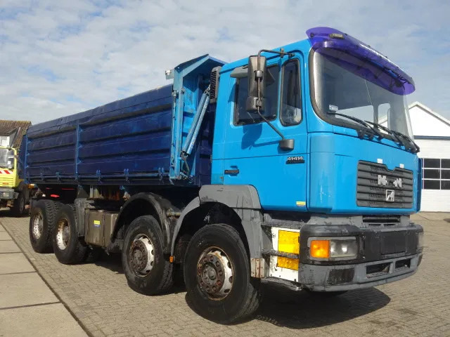 MAN 41-414 MEILLER KIPPER 8X4,MANUAL POMP - Caminhão basculante: foto 3 MAN 41-414 MEILLER KIPPER 8X4,MANUAL POMP - Caminhão basculante: foto 3