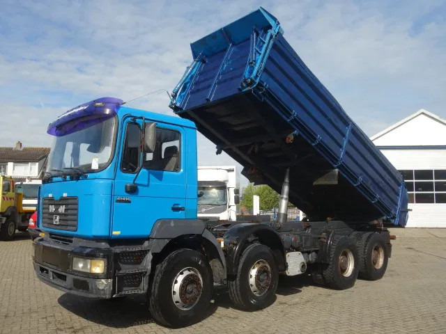 MAN 41-414 MEILLER KIPPER 8X4,MANUAL POMP - Caminhão basculante: foto 2 MAN 41-414 MEILLER KIPPER 8X4,MANUAL POMP - Caminhão basculante: foto 2