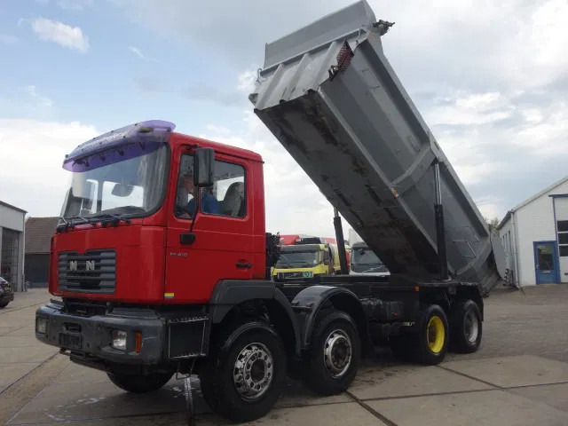 MAN FE 410 8x4 kipper,manual feulpomp,steel kipper - Caminhão basculante: foto 1 MAN FE 410 8x4 kipper,manual feulpomp,steel kipper - Caminhão basculante: foto 1