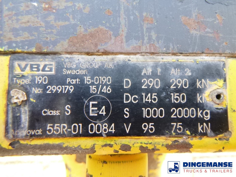 Reboque plataforma/ Caixa aberta Adcliffe 2-axle drawbar platform trailer 7 t: foto 14