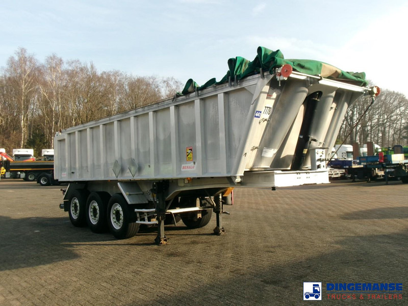 Benalu Tipper trailer alu 22 m3 + tarpaulin - Semireboque basculante: foto 2 Benalu Tipper trailer alu 22 m3 + tarpaulin - Semireboque basculante: foto 2