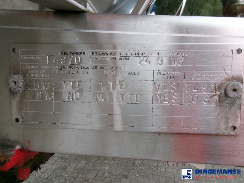Semirreboque tanque Clayton Chemical tank inox 18 m3 / 1 comp: foto 20