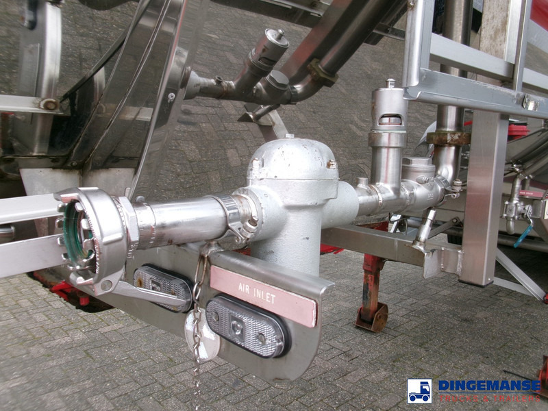 Semirreboque tanque Clayton Chemical tank inox 18 m3 / 1 comp: foto 10