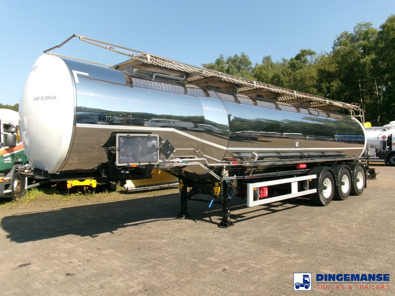 Clayton Chemical tank inox 33 m3 / 1 comp + pump - Semirreboque tanque: foto 1 Clayton Chemical tank inox 33 m3 / 1 comp + pump - Semirreboque tanque: foto 1